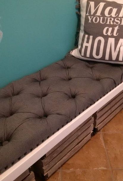 DIY Tufted Bench Cushion | Seat cushions diy, Tufted bench, Furnitu