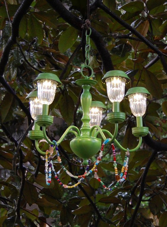 9 Stylish and Beautiful Garden Chandelier Ideas - Page 9 of 9 .