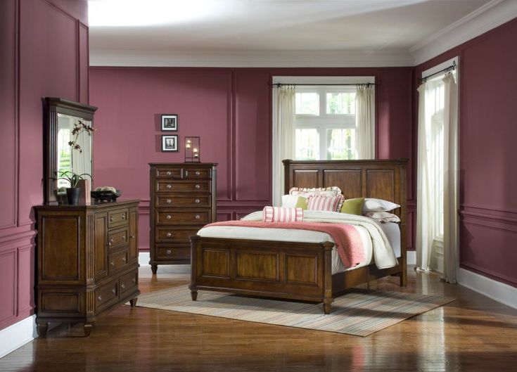 Wood furniture bedroom decor, Furniture bedroom decor, Dark wood .