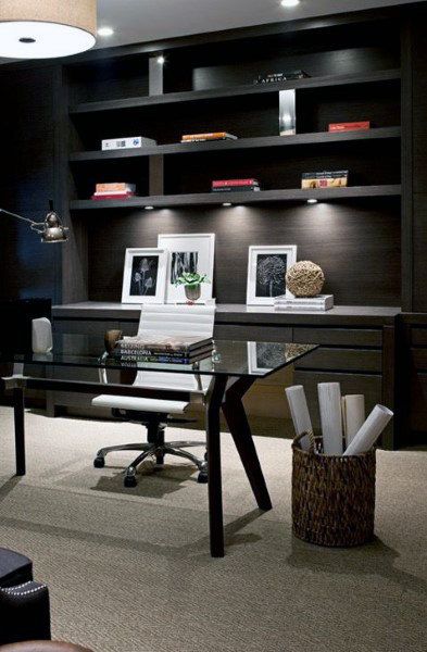 Small Home Office Ideas For Men – Masculine Interior Designs www .