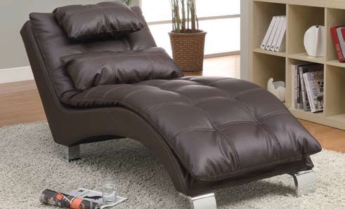 Coaster Furniture Brown Dilleston Chaise | Upholstered chaise .