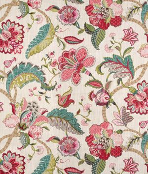 P. Kaufmann Finders Keepers Raspberry Fabric | Fabric decor .