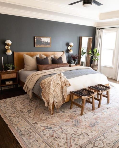 Edessa Fringed Medallion Light Brown Rug | Home decor bedroom .