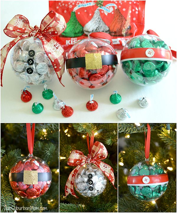 DIY Christmas Ornaments With Hershey's Kisses | Small christmas .