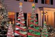 60Trendy Outdoor Christmas Decorations | Outdoor christmas tree .