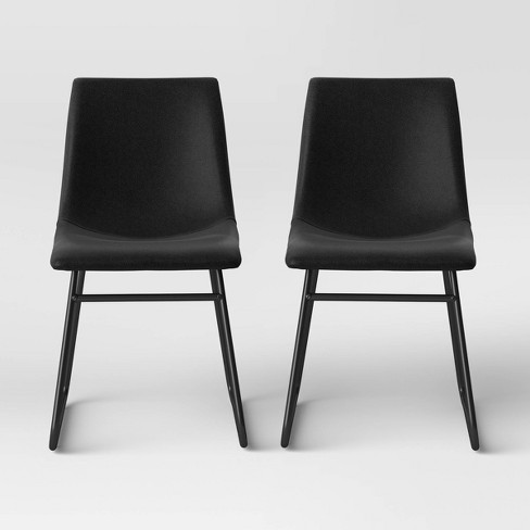 Bowden Faux Leather Dining Chairs - Threshold™ : Targ