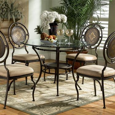 Basil Antique Brown Dining Room Set PWL-364 | Brown dining table .