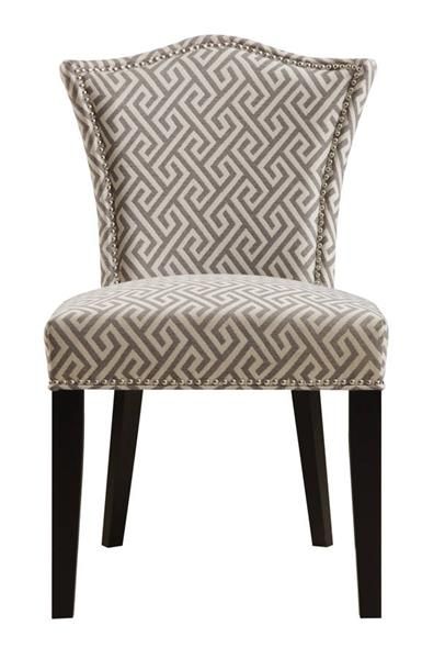 Pulaski Furniture Maza Grey Nailhead Dining Chair | Gray dining .