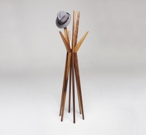 Hat stand design. | Coat stands, Modern coat rack, Hat and coat sta