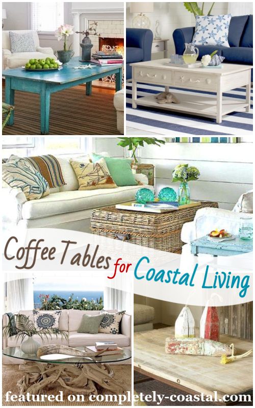 Coastal Nautical Coffee Tables & Decor Ideas | Shop the Look .