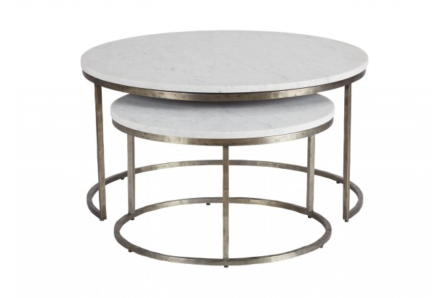 Bayliss Round Nesting Coffee Table - ETHAN ALL