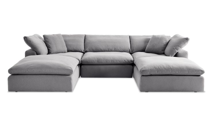 Dream Gray Modular 5 Piece Sectional | Sectional sofas living room .