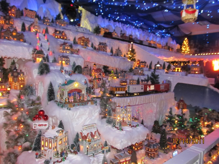 Annual Christmas Village Display at the Saint Fidelis Friary in .