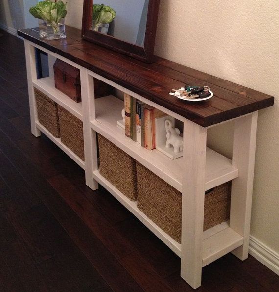 Console Sofa Table With Storage - https://www.otoseriilan.com .