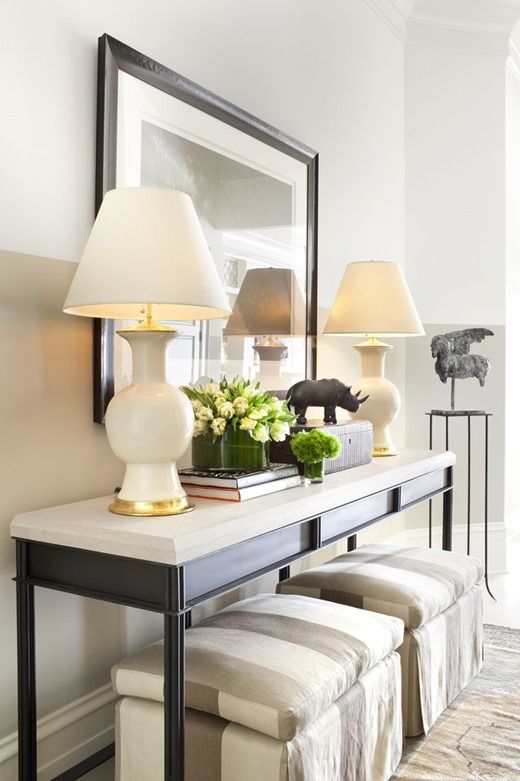 No Fail Objects for Styling a Console Table | Centsational Style .
