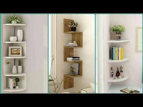 Top 20 Corner Wall Shelves design ideas 2022 | Wooden Bookshelf .