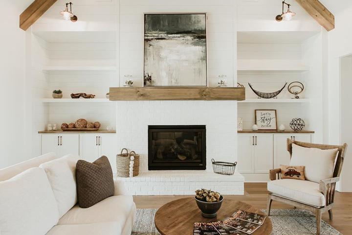 How to Get a Modern Farmhouse Living Room Look | Heat & G