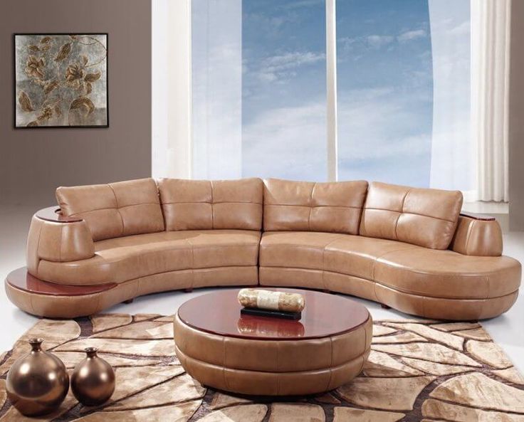 25 Contemporary Curved and Round Sectional Sofas | Leather .