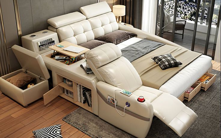 Cream leather sofa- an ultimate choice for a room