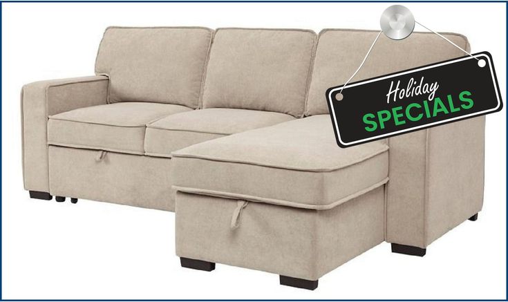 Darton Sleeper Sofa Chaise | Sleeper sofa, Chaise sofa, Storage spac