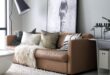 1 Kahverengi Deri Kanepe 15 Farklı Salon | Living room leather .