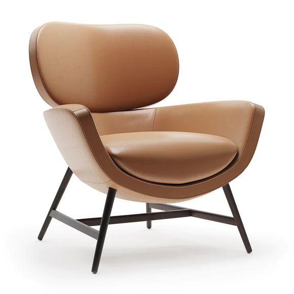 Laurie Lounge Chair | Lounge chair, Leather lounge chair, Cha
