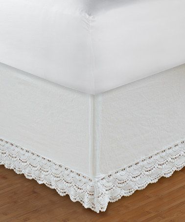 Greenland Home Fashions White Charmed Lace Bed Skirt | Lace .