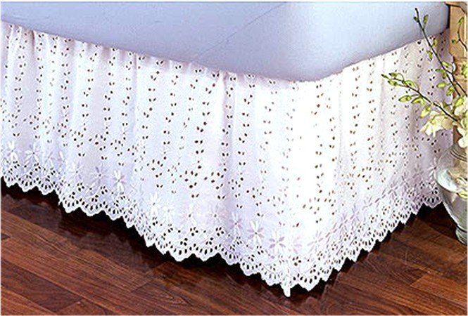 Crochet Bed Skirts - Ideas on Foter | Lace bedding, Bedskirt .