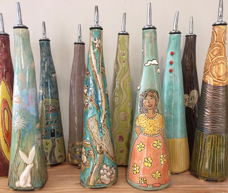 Pin by Cathy Smith on Pottery | Olive oil bottles, Pottery, Olive .