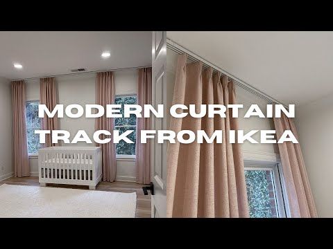 IKEA VIDGA - MODERN CURTAIN TRACK SYSTEM - YouTube | Curtains .