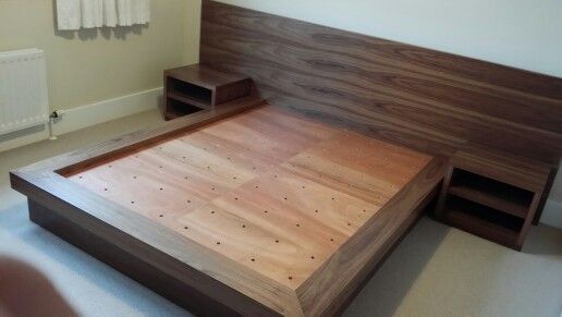 Custom bed | Wooden bed design, Bed furniture design, Wood bed desi