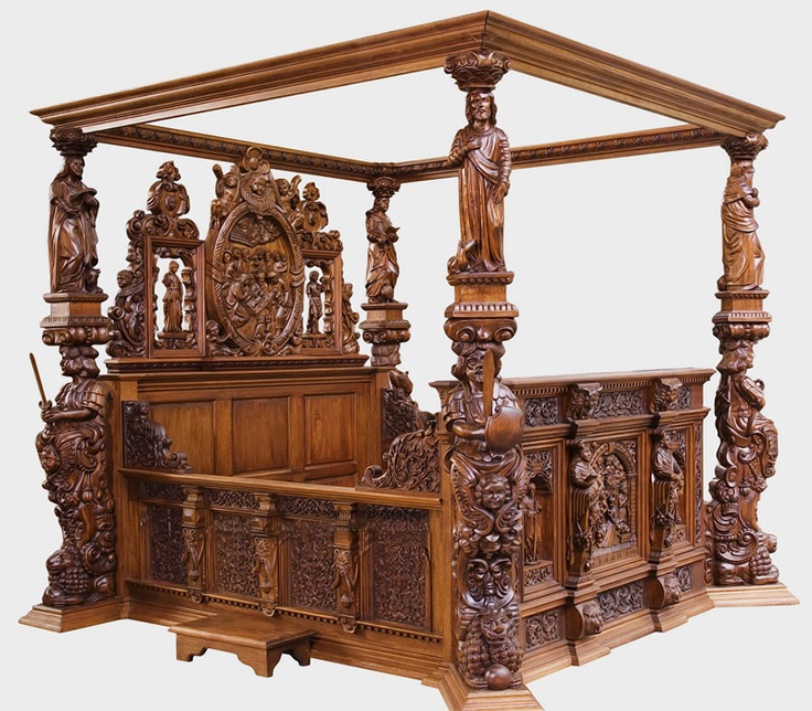 Pubpages has been retired | Carved beds, Gothic furniture, Carved .