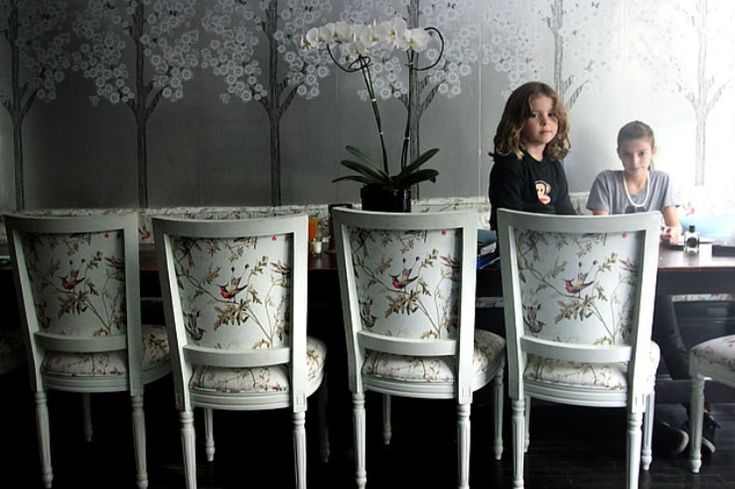 chairs | Cynthia rowley, Patterned dining chairs, Home decor .