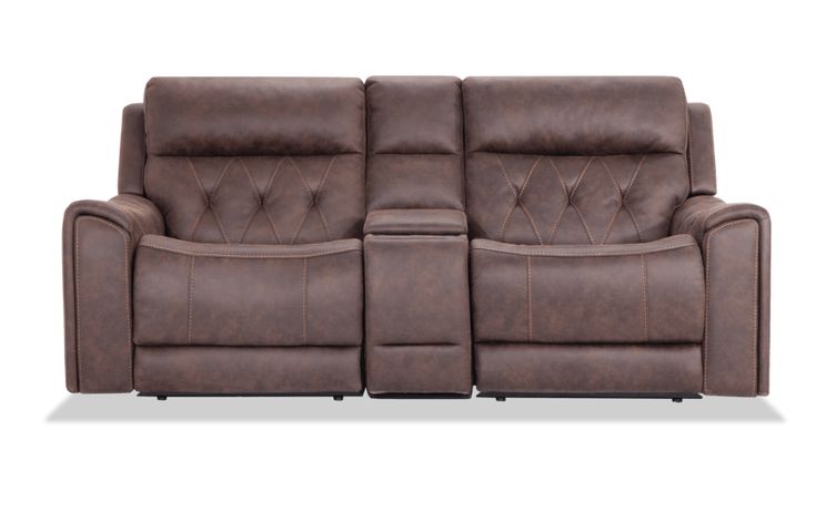Canyon Power Reclining Console Loveseat | Reclining sectional .