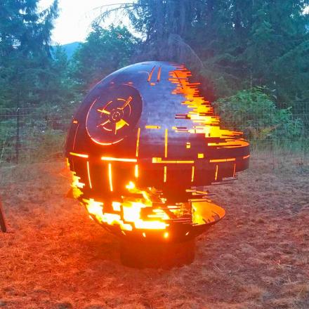 This Death Star Fire Pit Is The Ultimate Centerpiece For Any Star .