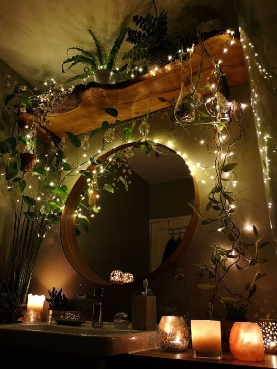 Top 10 Ways To Decorate With Fairy Lights - Society19 | Aesthetic .