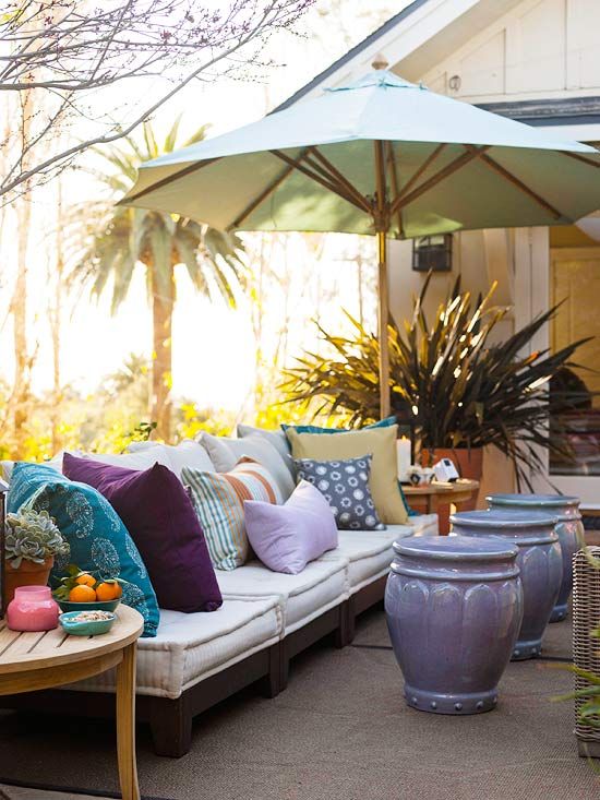 14 Ideas for Creating an Outdoor Oasis | Outdoor living space .