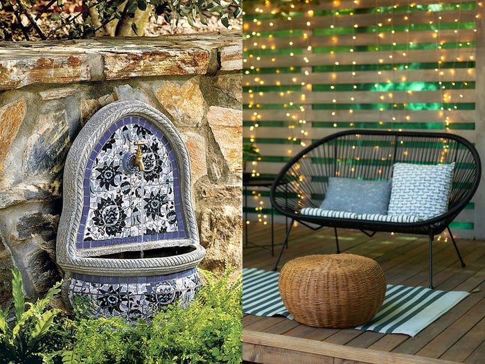 Decorate your outdoor plastic patio chairs