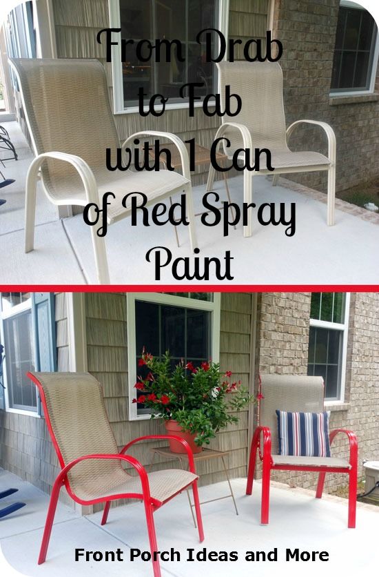 Spray Paint Chair Ideas | Patio, Metal patio furniture, Lawn furnitu