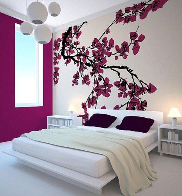 45+ Beautiful Wall Decals Ideas | Art and Design | Cherry blossom .