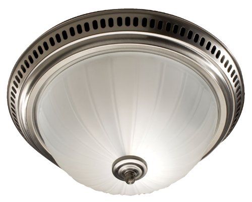 Broan 741SN Decorative Ventilation Fan and Light, 70 CFM 3.5 Sones .