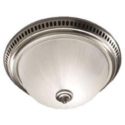 Satin Nickel Decorative Bathroom Light & Fan: Model# 741SN .