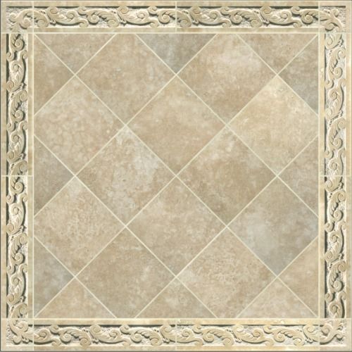 Carved Travertine Tile Border | Decorative ceramic tile, Border .