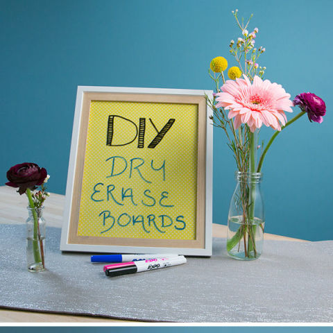 How to Make Dry Erase Boards From Picture Frames - DIY Projec