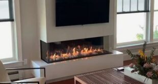 Luxury Electric Fireplace | Home fireplace, Modern fireplace .