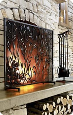 Decorative Fireplace Screen | Fireplace, Decorative fireplace .