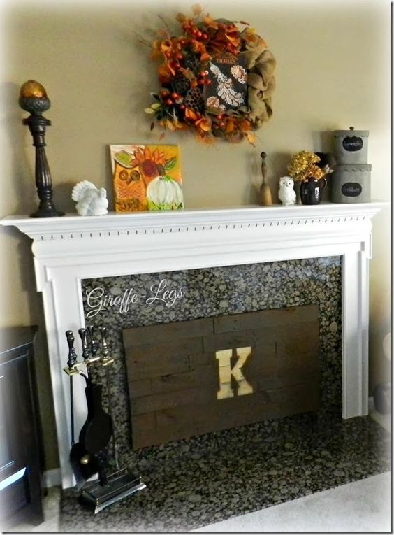 Insulated Fireplace Cover w/Pallet Wood | Fireplace cover, Diy .