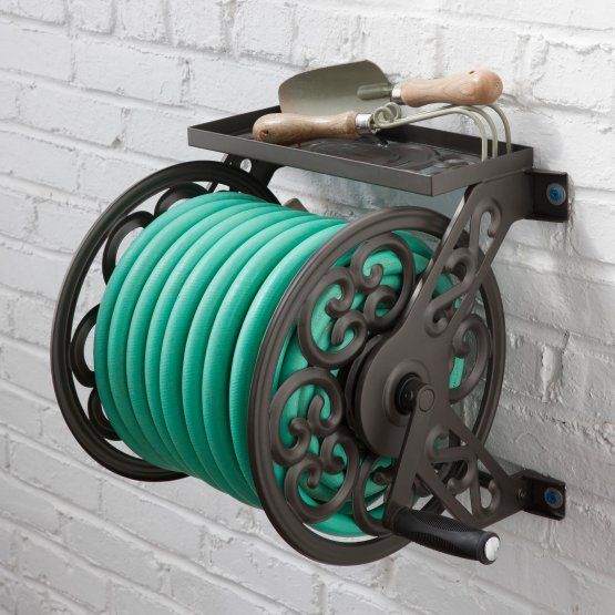 Liberty Garden Decorative Hose Reel - Steel | Garden hose reel .