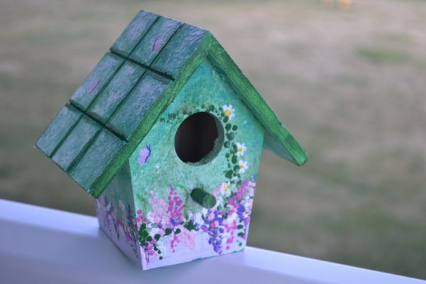 Hand Painted Bird Houses Ideas | Vogelhäuschen, Vogelhaus, Vög