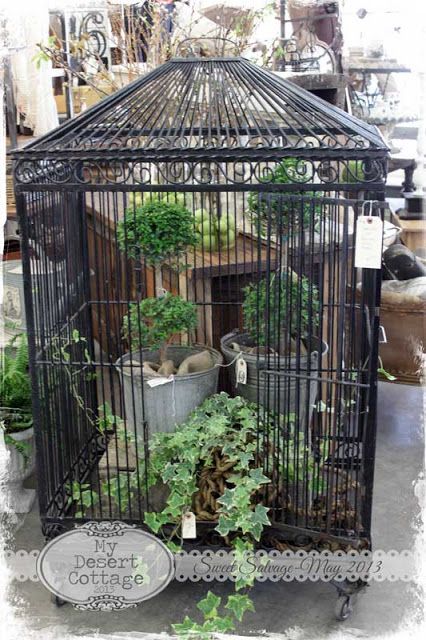 Sweet Salvage-Sweet Retreats | Large bird cages, Vintage bird cage .